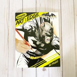 Batman Crayola Art With Edge Coloring Book